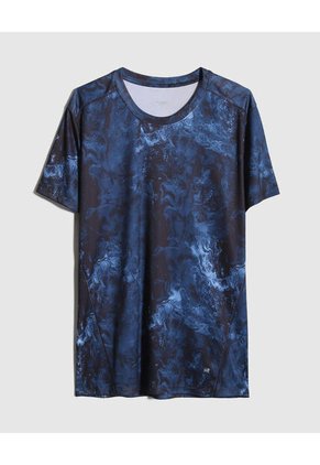 Camiseta Para Hombre Manga Corta Color Azul  Marca Patprimo #44090882