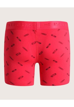 Boxer Para Niño Filete Color Rojo  Marca Patprimo #66000066