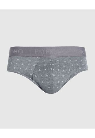 Boxer X1 Para Hombre Brief Color Gris Marca Patprimo #44000458 Patprimo