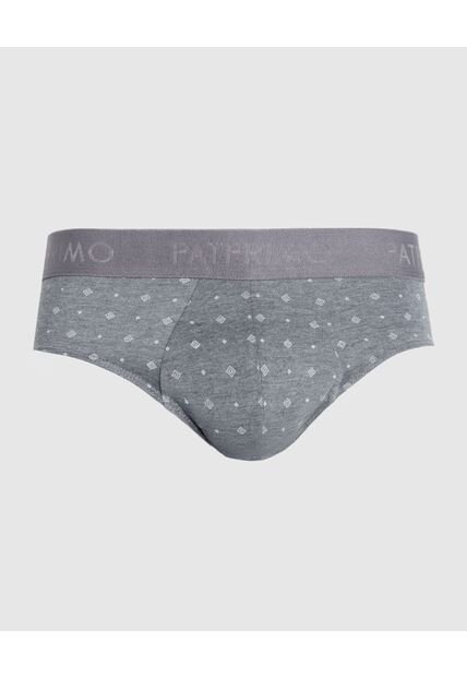 Boxer X1 Para Hombre Brief Color Gris Marca Patprimo #44000458