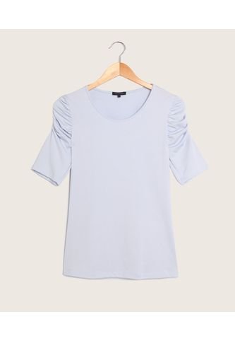 Patprimo - Camiseta Mujer Patprimo M/C Azul Claro Poliéster