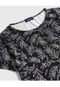 Camiseta Manga Corta Estampada  Para Mujer Gris Patprimo de Patprimo