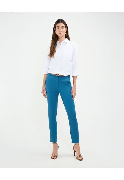 Pantalón Para Mujer Chino Color Azul  Marca Patprimo #30071963