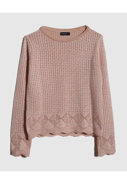 Saco Para Mujer Cuello Redondo Color Rosado Marca Patprimo #30330594