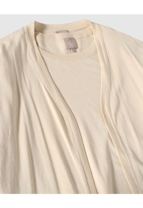 Saco Para Mujer Cuello Redondo Color Beige Marca Patprimo #14330212