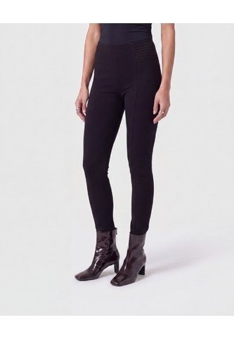 Leggins Con Alforzas Pretina   Para Mujer Negro Patprimo Patprimo