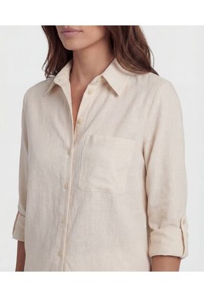 Camisa Para Mujer Manga Larga Color Beige Marca Patprimo #30017801