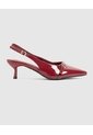 Zapatos De Tacón Destalonados   Para Mujer Vino Patprimo de Patprimo