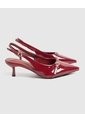 Zapatos De Tacón Destalonados   Para Mujer Vino Patprimo de Patprimo
