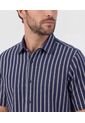 Camisa  Para Hombre Manga Corta Sin Bolsillo Cuello C Color Azul Marca Patprimo #44017306 de Patprimo