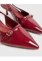 Zapatos De Tacón Destalonados   Para Mujer Vino Patprimo de Patprimo