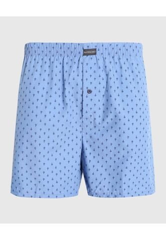 Boxer X1 Para Hombre Bragueta Amplio Color Azul Marca Patprimo #44000293 Patprimo
