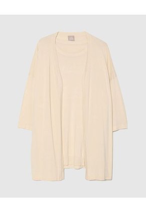 Saco Para Mujer Cuello Redondo Color Beige Marca Patprimo #14330212