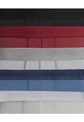 Boxer X5 Para Hombre Filete Medio Color Negro Marca Patprimo #44000538