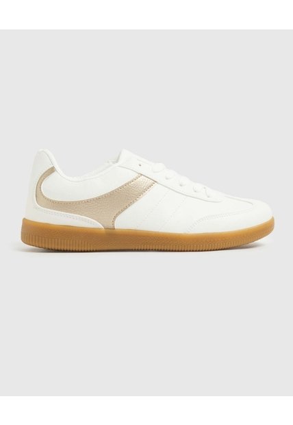 Tenis Con Suela De Liga   Para Mujer Blanco Patprimo