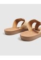 Sandalias Planas Grabado Culebra   Para Mujer Crema Patprimo de Patprimo