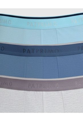 Boxer X3 Para Hombre Fleat Seamer Medio Color Negro Marca Patprimo #44000533