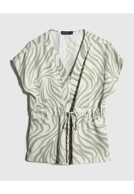 Blusa Para Mujer Manga Corta Color Verde  Marca Patprimo #30123316