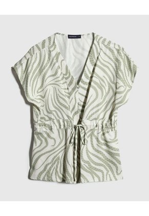 Blusa Para Mujer Manga Corta Color Verde Marca Patprimo #30123316