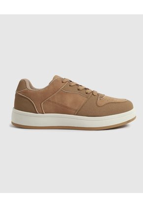 Tenis Casuales Unicolor Para Hombre Café Patprimo