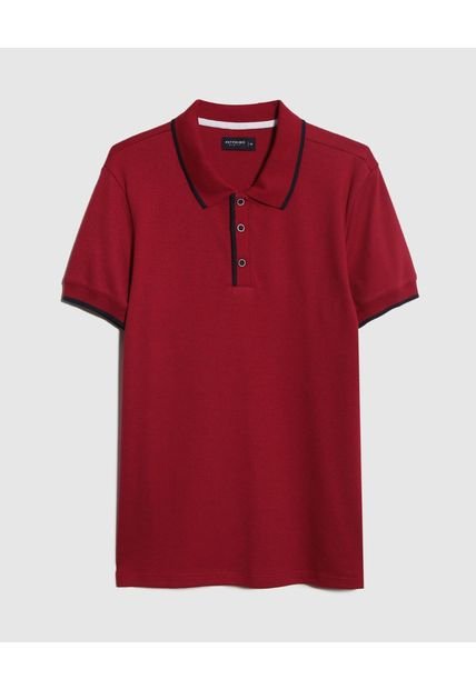 Polo Para Hombre Cuello Tejido Sin Bolsillo Color Rojo  Marca Patprimo #44112704
