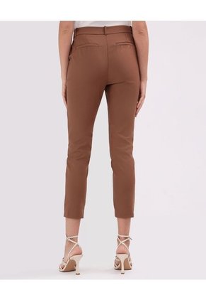 Pantalon Para Mujer Patprimo Color Cafe Material Algodón 50% Nailon 46%-Elastano 4%