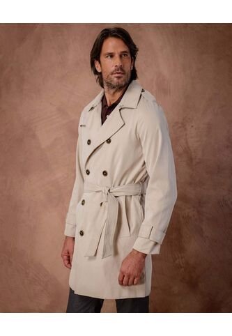 Chaqueta  Para Hombre Trench Color Beige Marca Patprimo #44080343 Patprimo