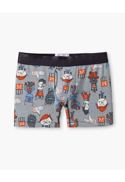 Boxer Para Niño Filete Color Gris Claro Marca Patprimo #66000046