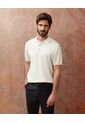 Polo  Para Hombre Cuello Tejido Sin Bolsillo Color Crema Marca Patprimo #44112790 de Patprimo