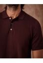 Polo  Para Hombre Cuello Tejido Sin Bolsillo Color Café Marca Patprimo #44112790 de Patprimo