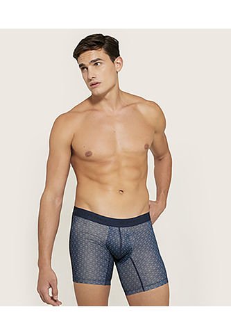 Boxer X2 Para Hombre Fleat Seamer Medio Color Azul Marca Patprimo #44000328 Patprimo