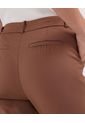 Pantalon Para Mujer Patprimo Color Cafe Material Algodón 50% Nailon 46%-Elastano 4% de Patprimo