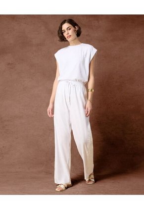 Pantalón  Para Mujer Moda Color Blanco Marca Patprimo #30072119