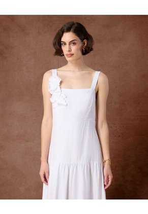 Vestido Para Mujer M/Sisa Largo Color Blanco Marca Patprimo #30171094