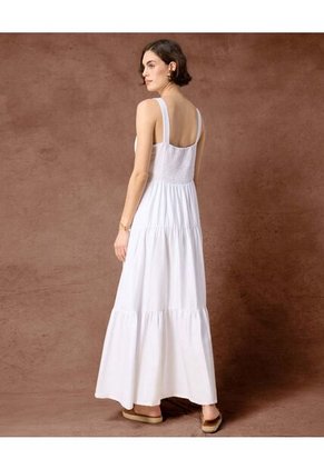 Vestido Para Mujer M/Sisa Largo Color Blanco Marca Patprimo #30171094