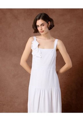 Vestido Para Mujer M/Sisa Largo Color Blanco Marca Patprimo #30171094