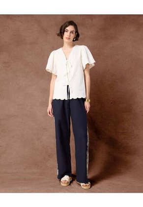 Pantalón  Para Mujer Moda Color Azul Marca Patprimo #30072119