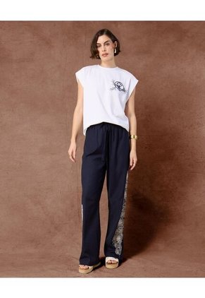 Pantalón  Para Mujer Moda Color Azul Marca Patprimo #30072119