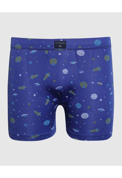 Pantaloncillo Infantil Niño Boxer Filete Medio Color Azul Marca Patprimo #66000111