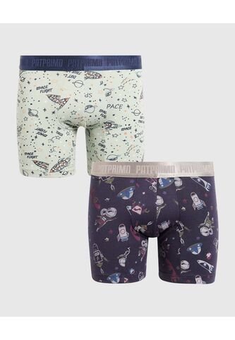 Pantaloncillo Infantil Niño Boxer Filete Medio Color Negro Marca Patprimo #63000070 Patprimo