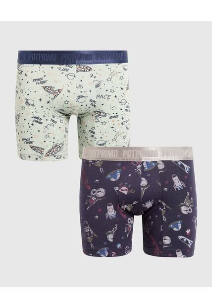 Pantaloncillo Infantil Niño Boxer Filete Medio Color Negro Marca Patprimo #63000070