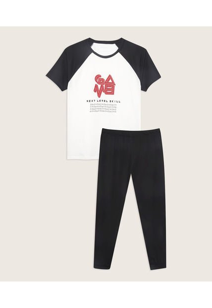 Pijama Para Niño M/C P/L Color Blanco Marca Patprimo #63040044