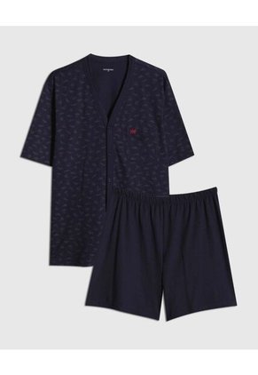 Pijama Para Hombre M/C P/C Color Azul Oscuro Marca Patprimo #44040204