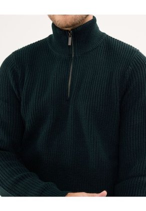 Saco Para Hombre Cuello Alto O Cuello Tortuga Color Verde  Marca Patprimo #44330218