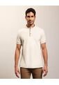 Polo Cuello Neru Slim Fit   Para Hombre Beige Patprimo de Patprimo