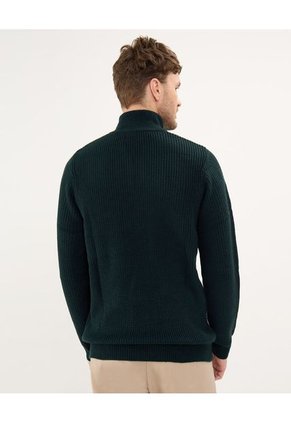 Saco Para Hombre Cuello Alto O Cuello Tortuga Color Verde  Marca Patprimo #44330218