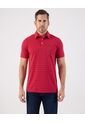 Polo De Rayas Con Bolsillo   Para Hombre Rojo Patprimo de Patprimo