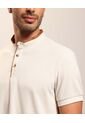Polo Cuello Neru Slim Fit   Para Hombre Beige Patprimo de Patprimo