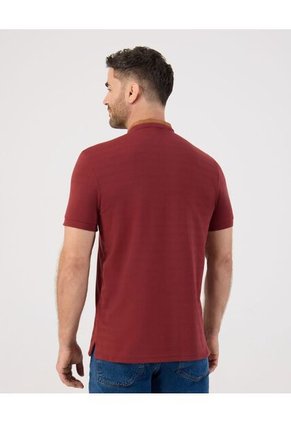 Polo  Para Hombre Cuello Tejido Sin Bolsillo Color Vino Marca Patprimo #44117257