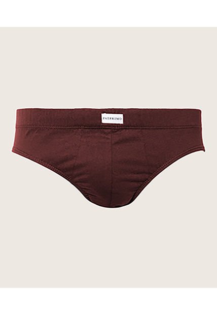 Pantalóncillo Para Hombre Bikini Color Vino Marca Patprimo #44000446